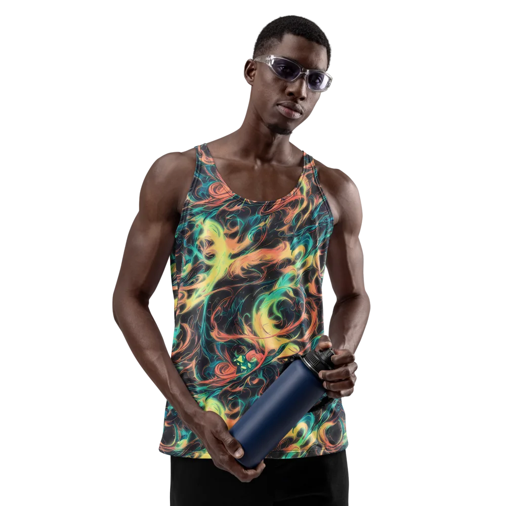 Afterglow Vortex on Men's Tank Top — Front