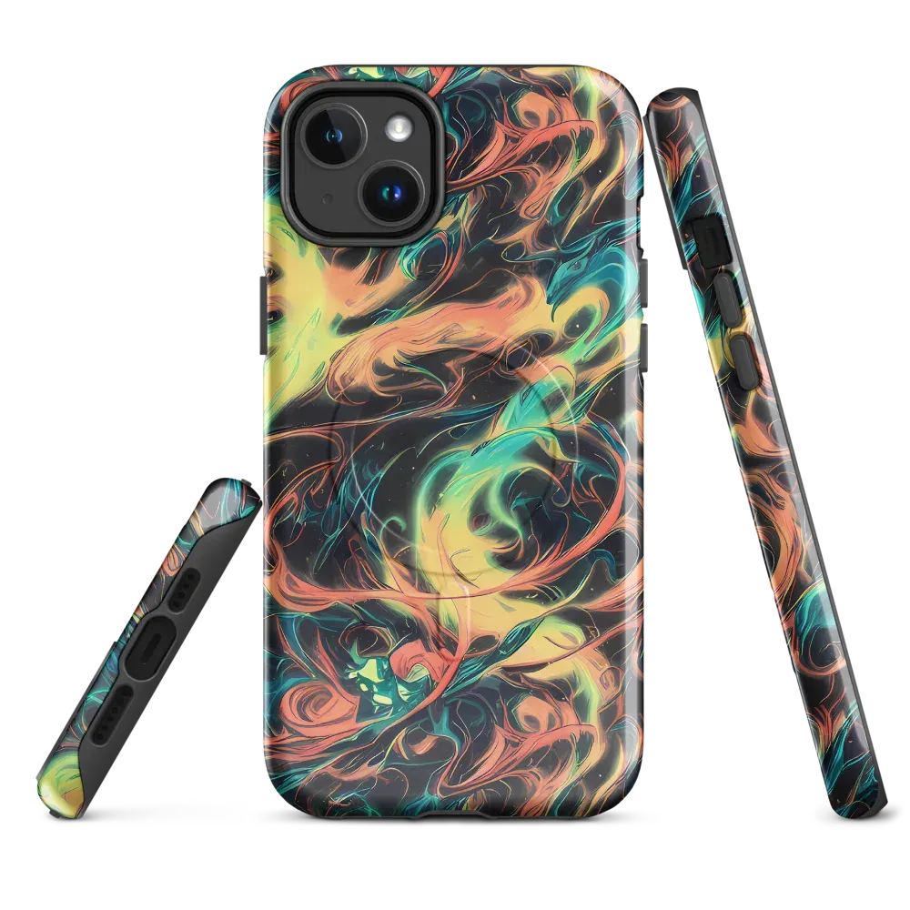 Afterglow Vortex on MagSafe Tough Case for iPhone® — Front