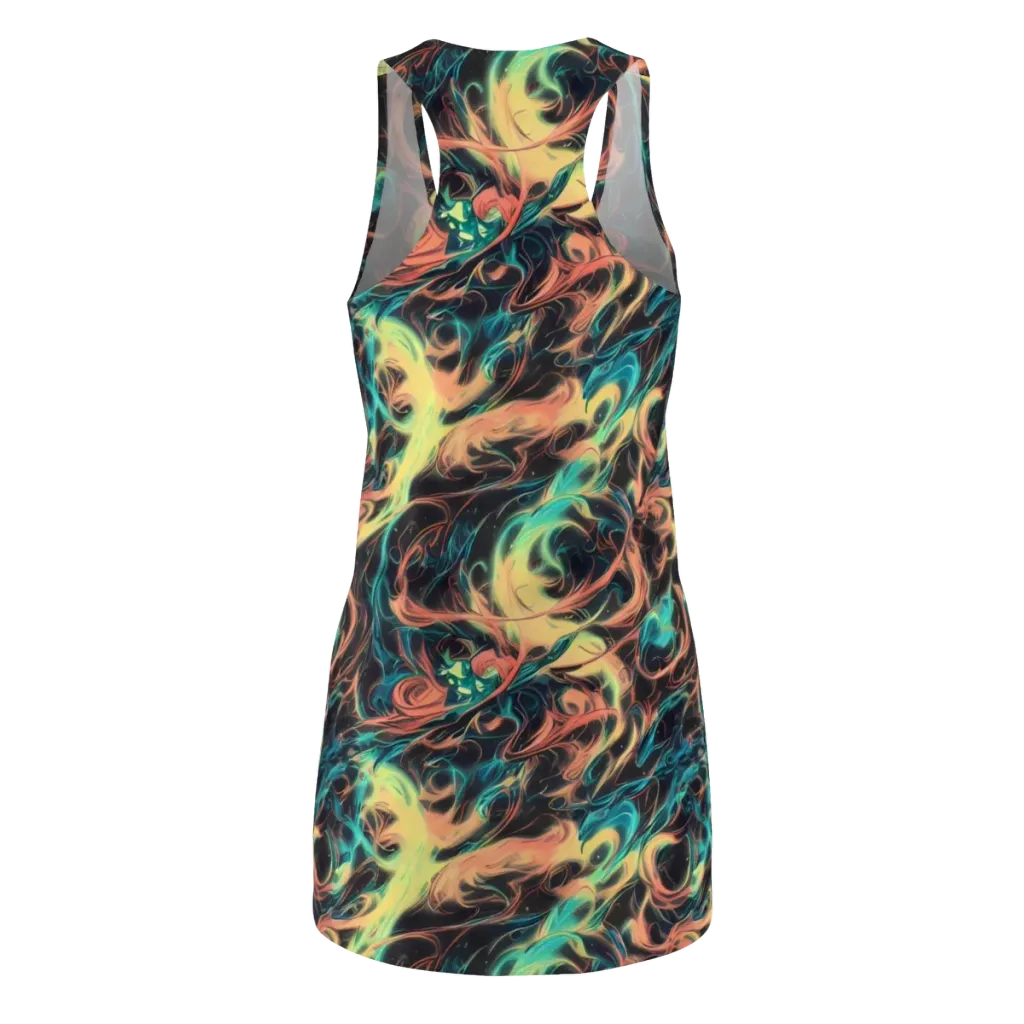 Afterglow Vortex on Racerback Dress — Back