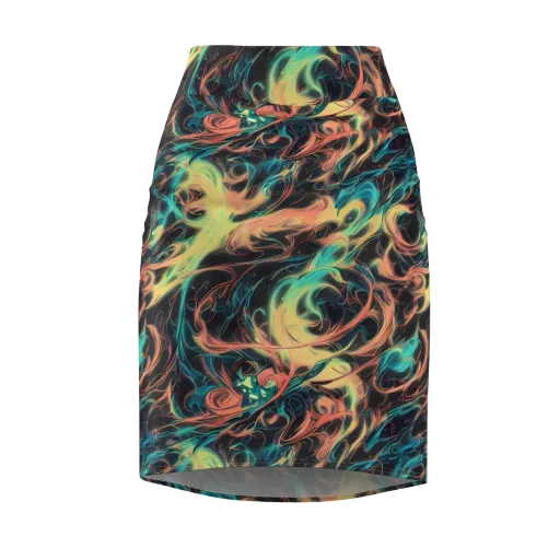 Afterglow Vortex on a Pencil Skirt