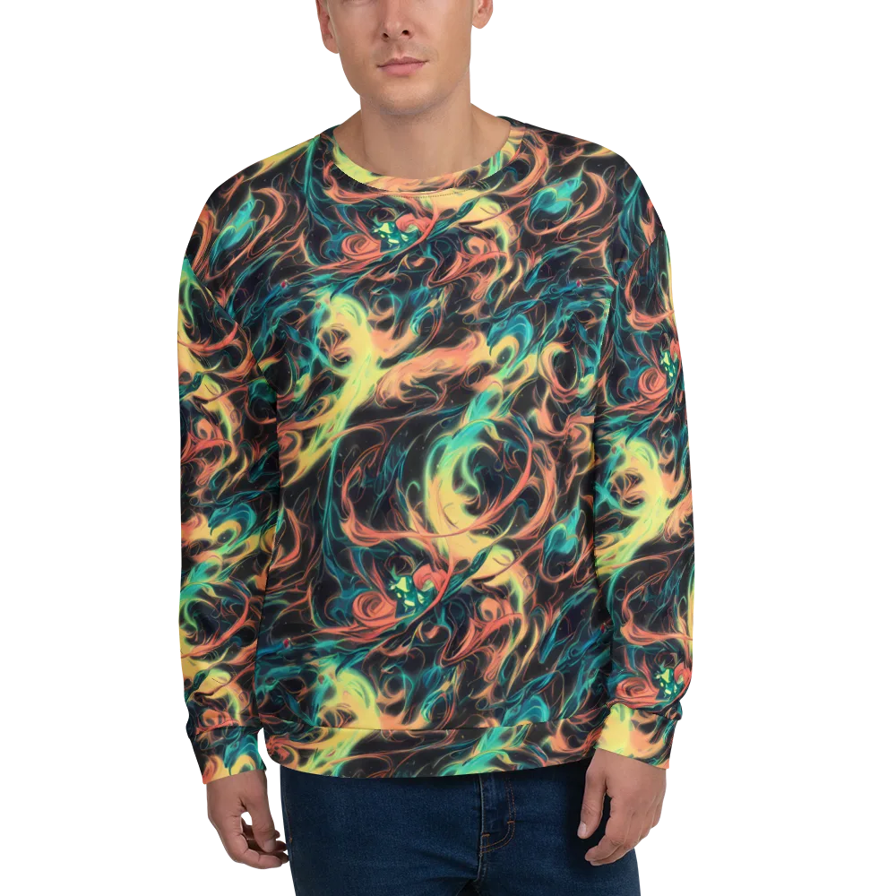Afterglow Vortex on Sweatshirt — Front