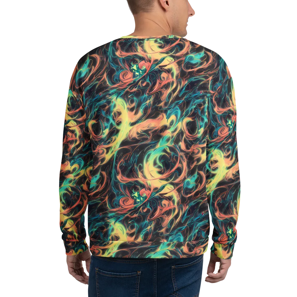 Afterglow Vortex on Sweatshirt — Back