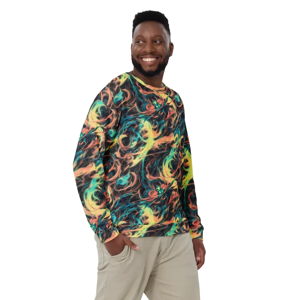 Afterglow Vortex on Sweatshirt — Front