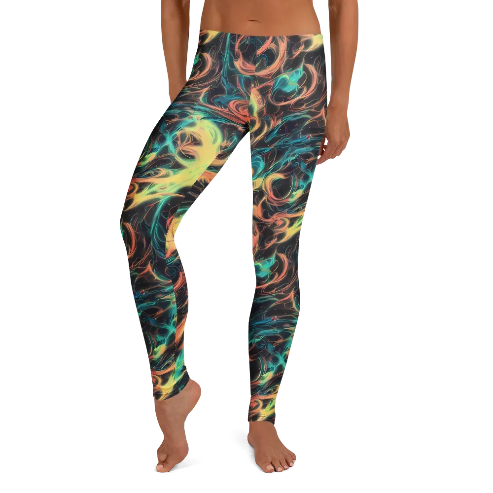 Afterglow Vortex on Leggings — Front
