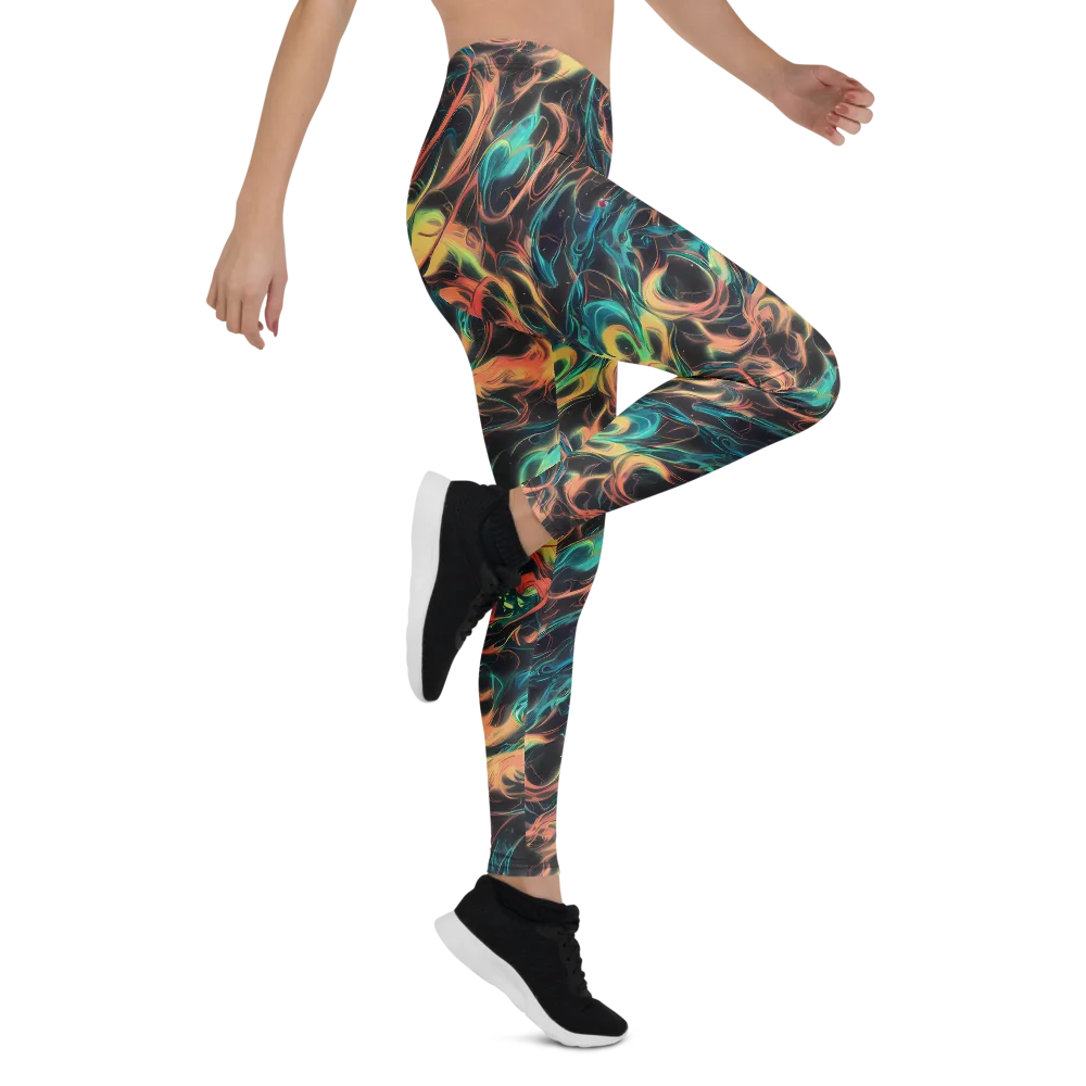 Afterglow Vortex on Leggings — Right