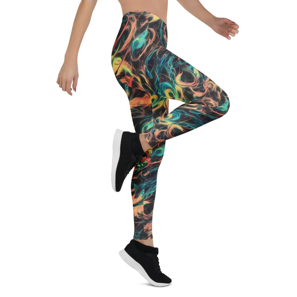 Afterglow Vortex on Leggings — Right