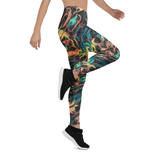 Afterglow Vortex on a Leggings