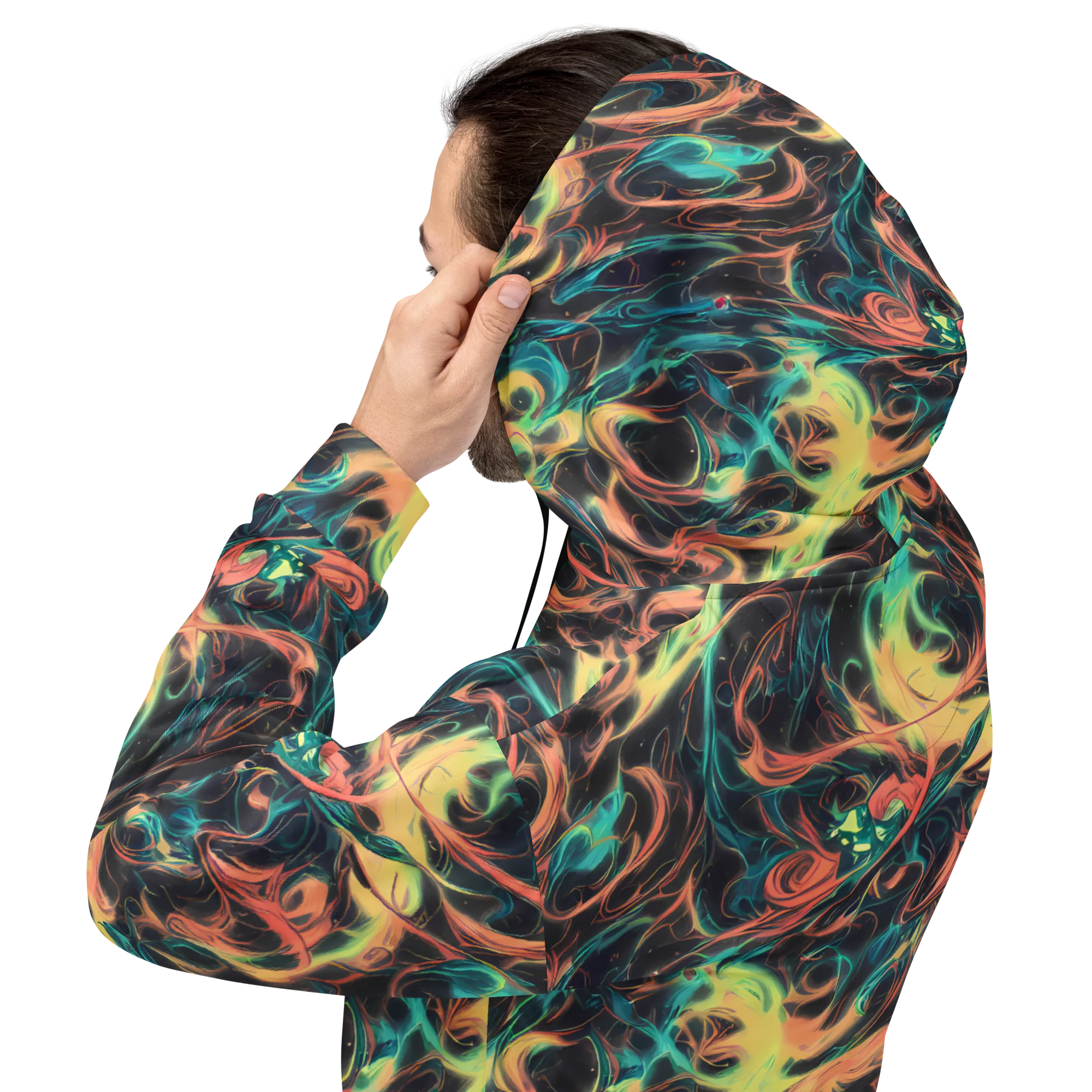 Afterglow Vortex on Hoodie — Back
