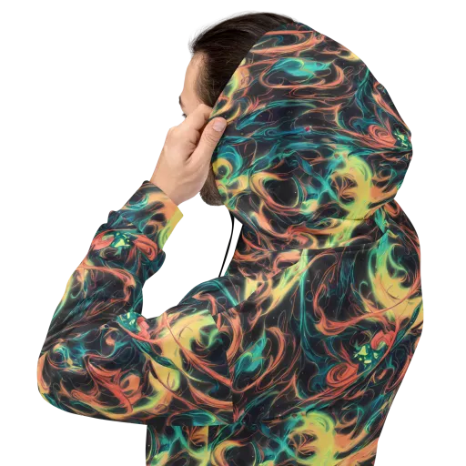 Afterglow Vortex on a Hoodie