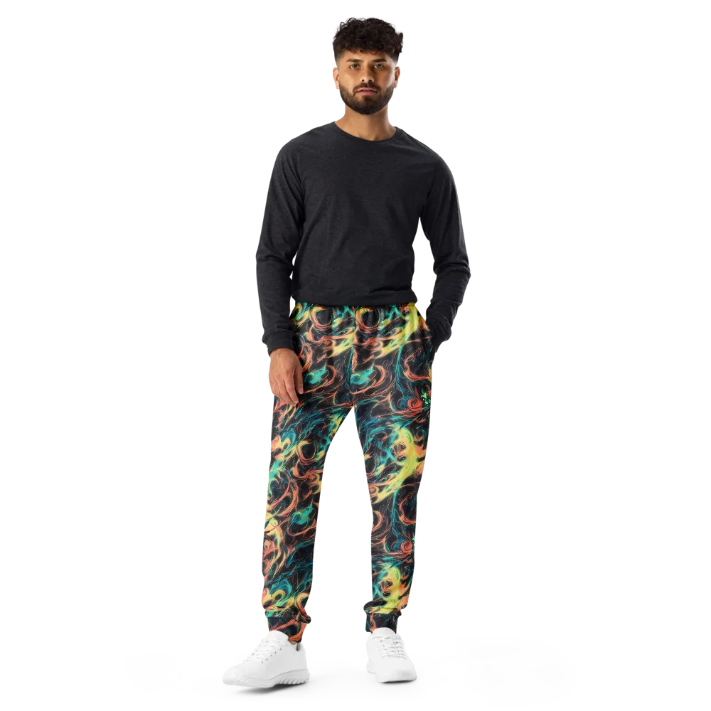 Afterglow Vortex on Men's Joggers — Front