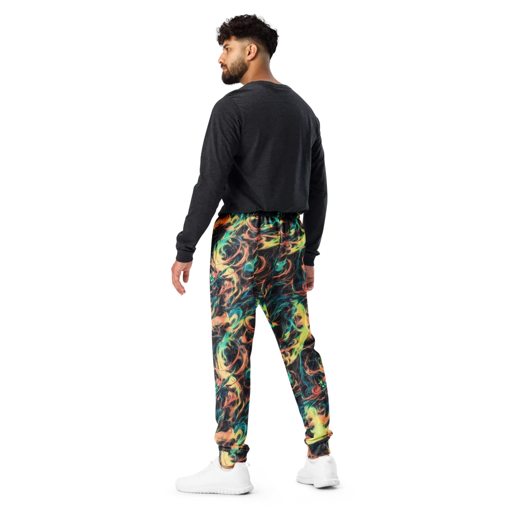 Afterglow Vortex on Men's Joggers — Back