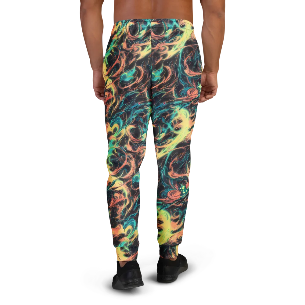 Afterglow Vortex on Men's Joggers — Back