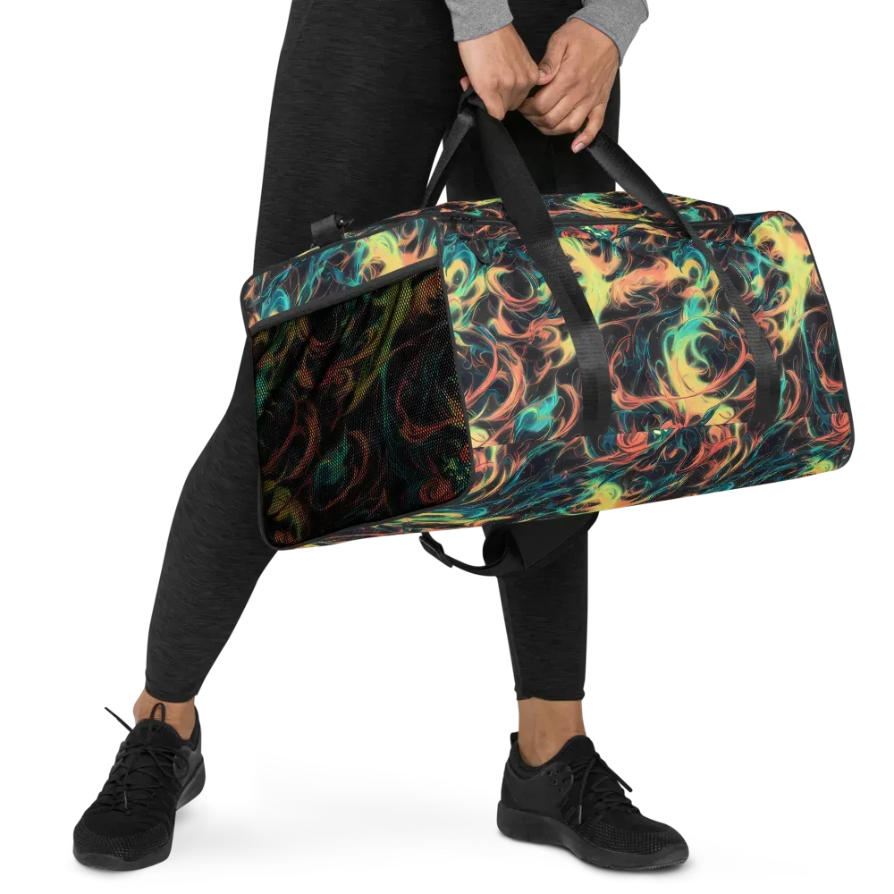 Afterglow Vortex on Duffle Bag — Right Front