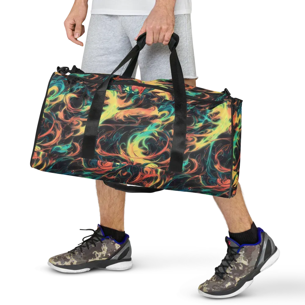 Afterglow Vortex on Duffle Bag — Front