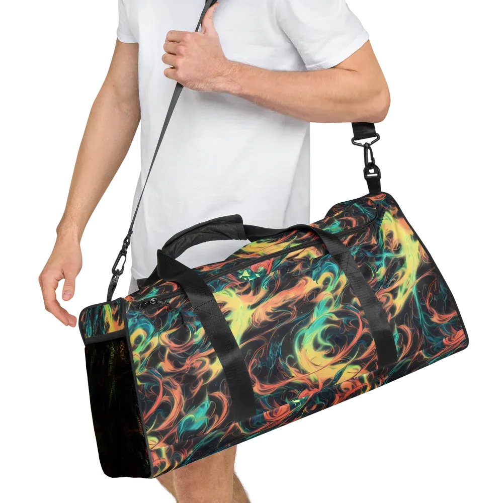 Afterglow Vortex on Duffle Bag — Right Front