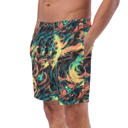 Afterglow Vortex on a Swim Trunks