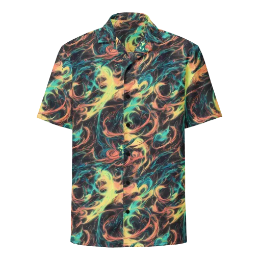 Afterglow Vortex on a Button Shirt
