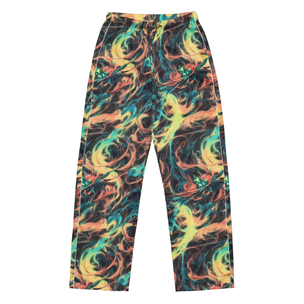 Afterglow Vortex on Women's Pajama Pants — Front