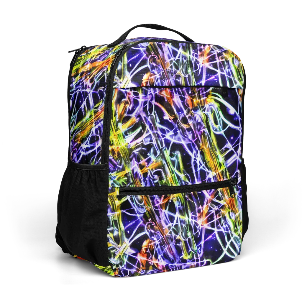 Luminous Shatter on Utility Backpack — Right Front