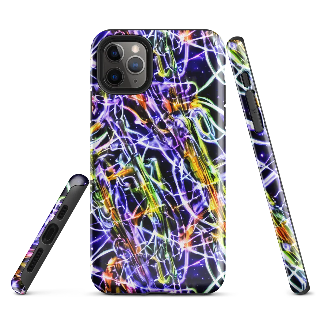 Luminous Shatter on Tough Case for iPhone® — Front