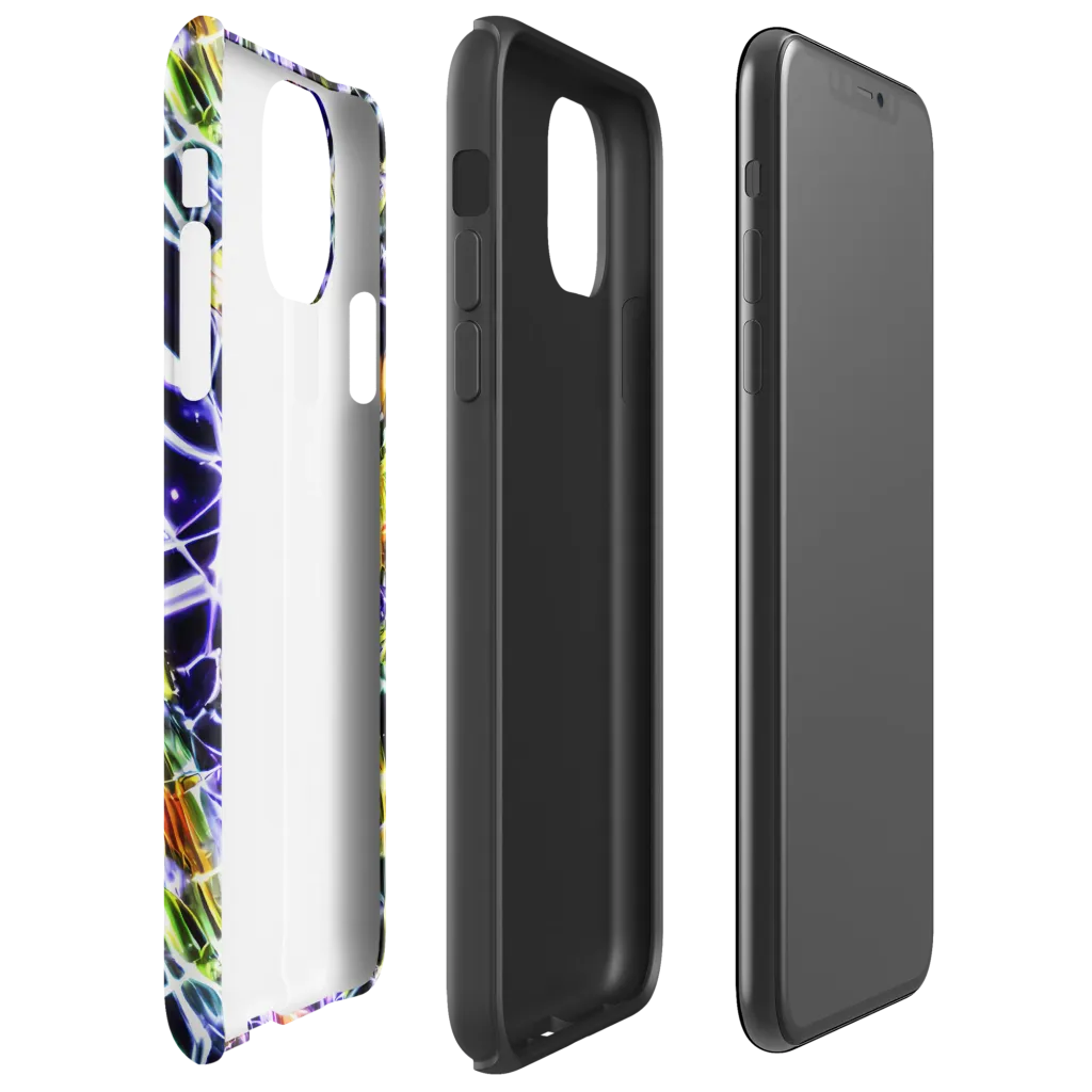Luminous Shatter on Tough Case for iPhone® — Right