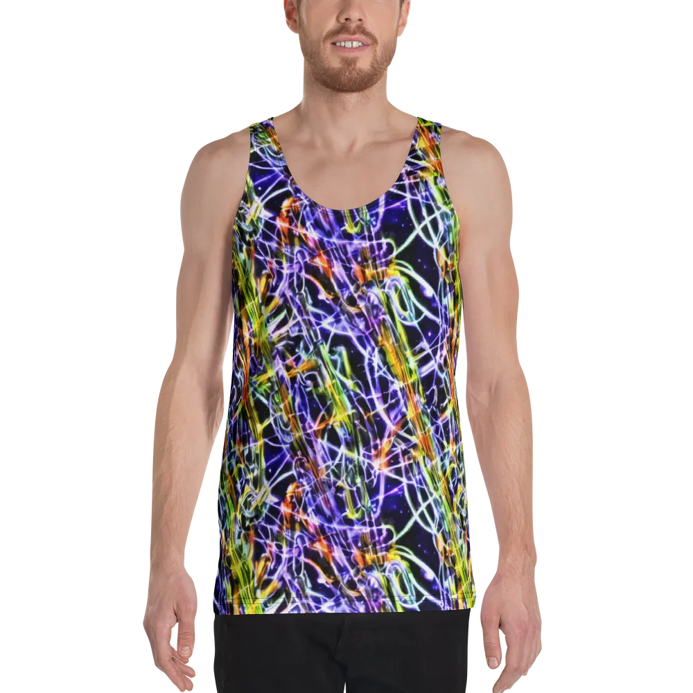 Luminous Shatter on Men's Tank Top — Front
