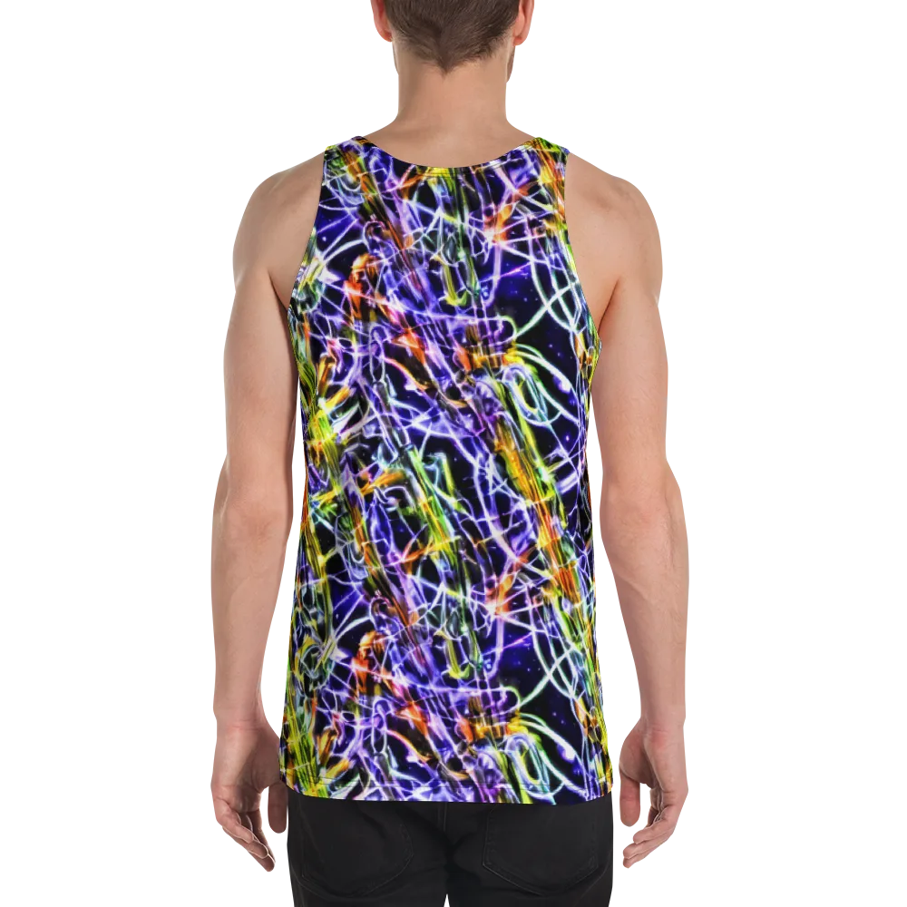 Luminous Shatter on Men's Tank Top — Back