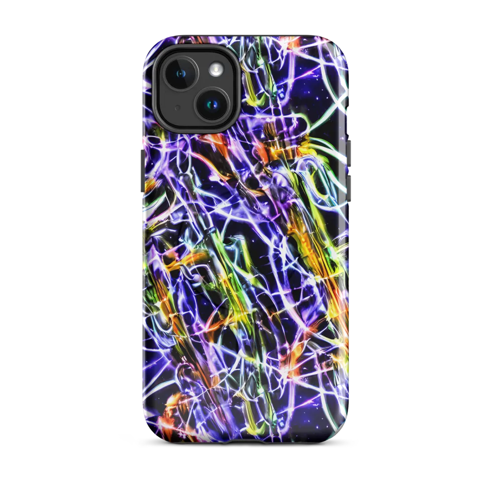 Luminous Shatter on MagSafe Tough Case for iPhone® — Front