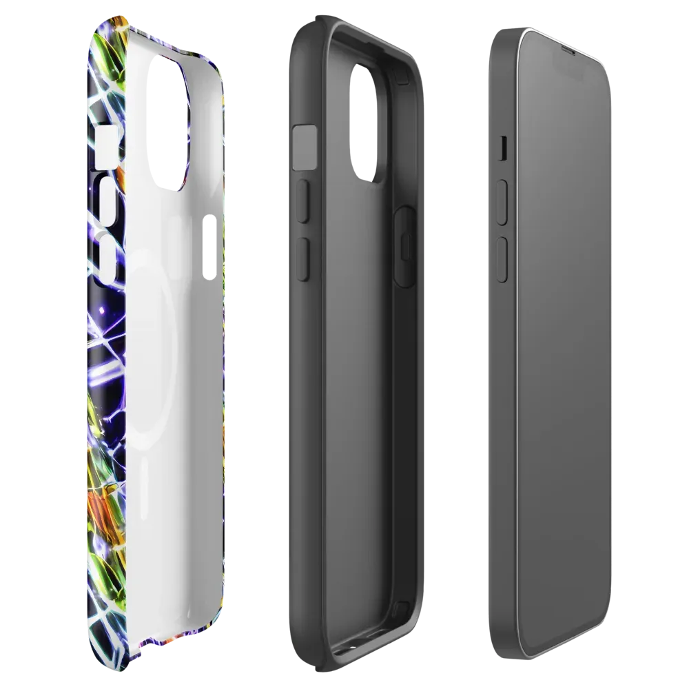 Luminous Shatter on MagSafe Tough Case for iPhone® — Front