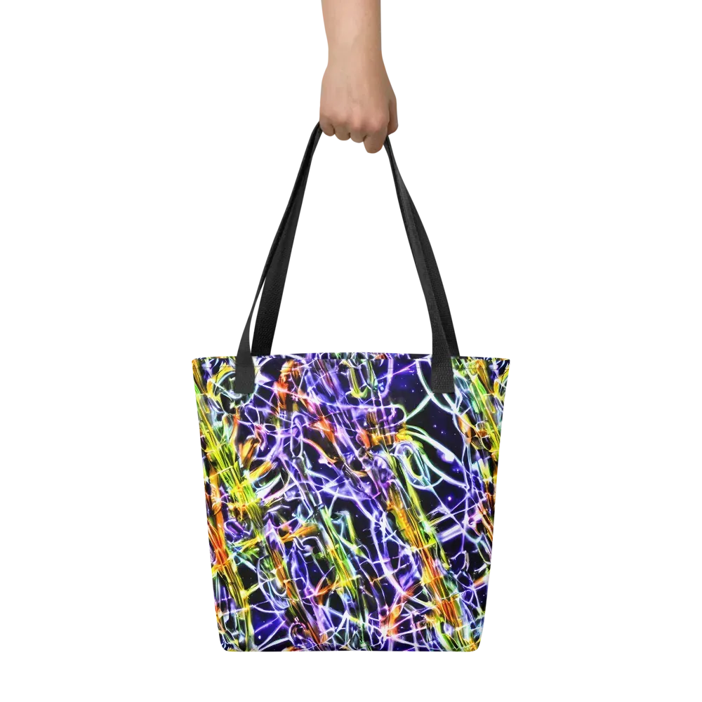 Luminous Shatter on Tote Bag — Front