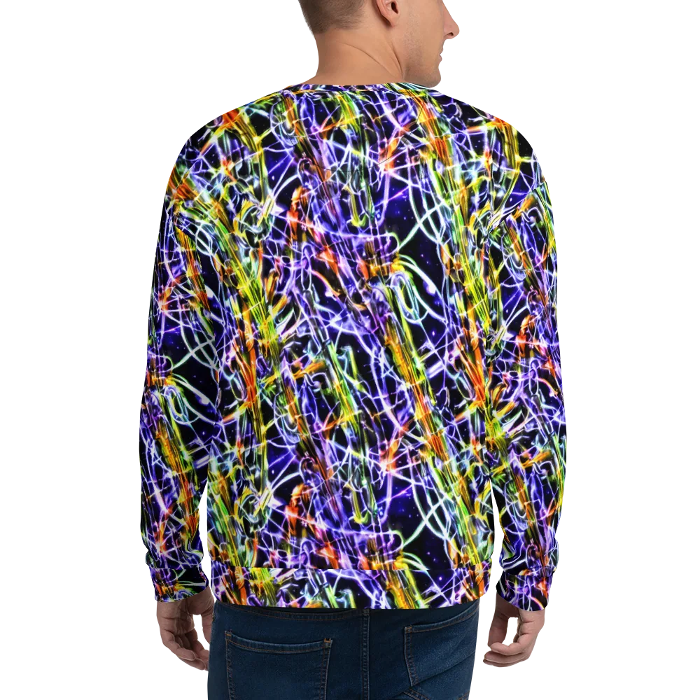 Luminous Shatter on Sweatshirt — Back