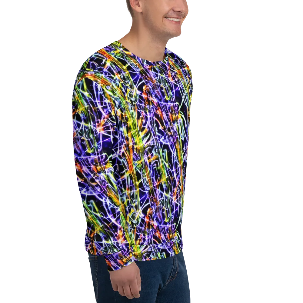 Luminous Shatter on Sweatshirt — Right Front