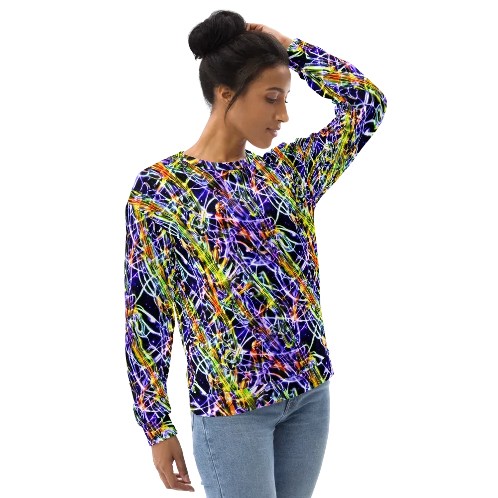 Luminous Shatter on Sweatshirt — Right Front