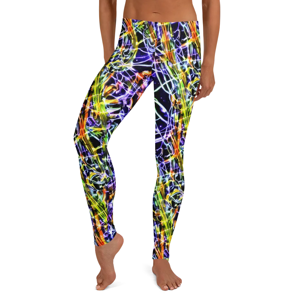 Luminous Shatter on Leggings — Front