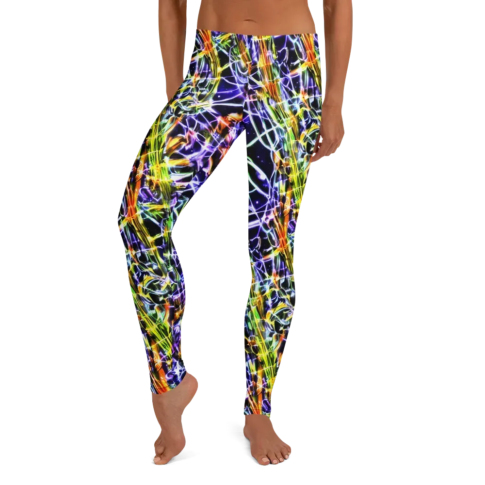 Luminous Shatter on Leggings — Front