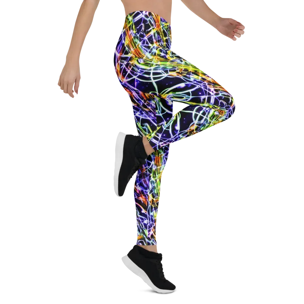 Luminous Shatter on Leggings — Right