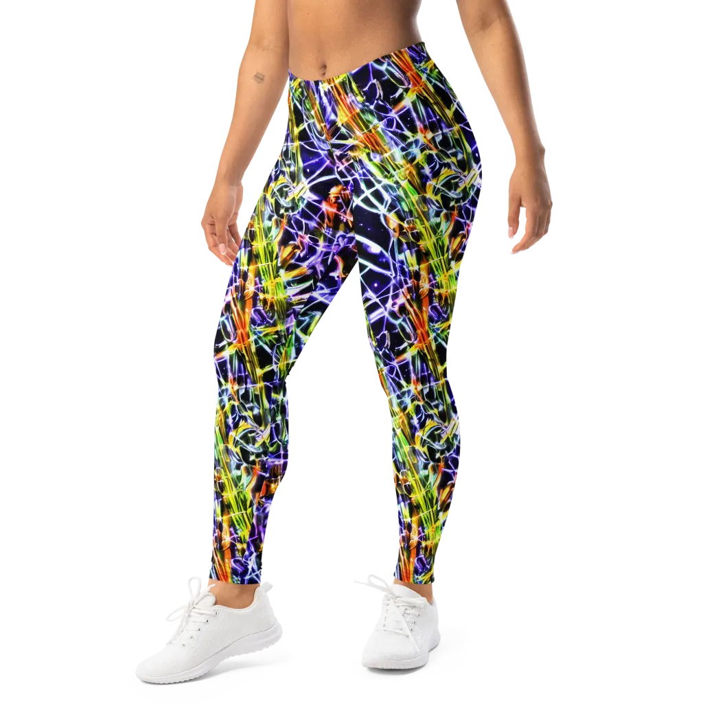 Luminous Shatter on Leggings — Left Front