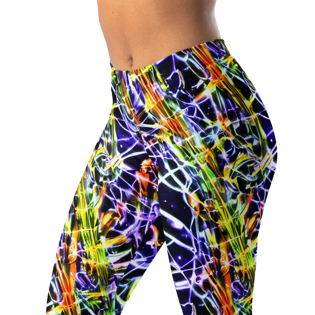 Luminous Shatter on Leggings — Left Front