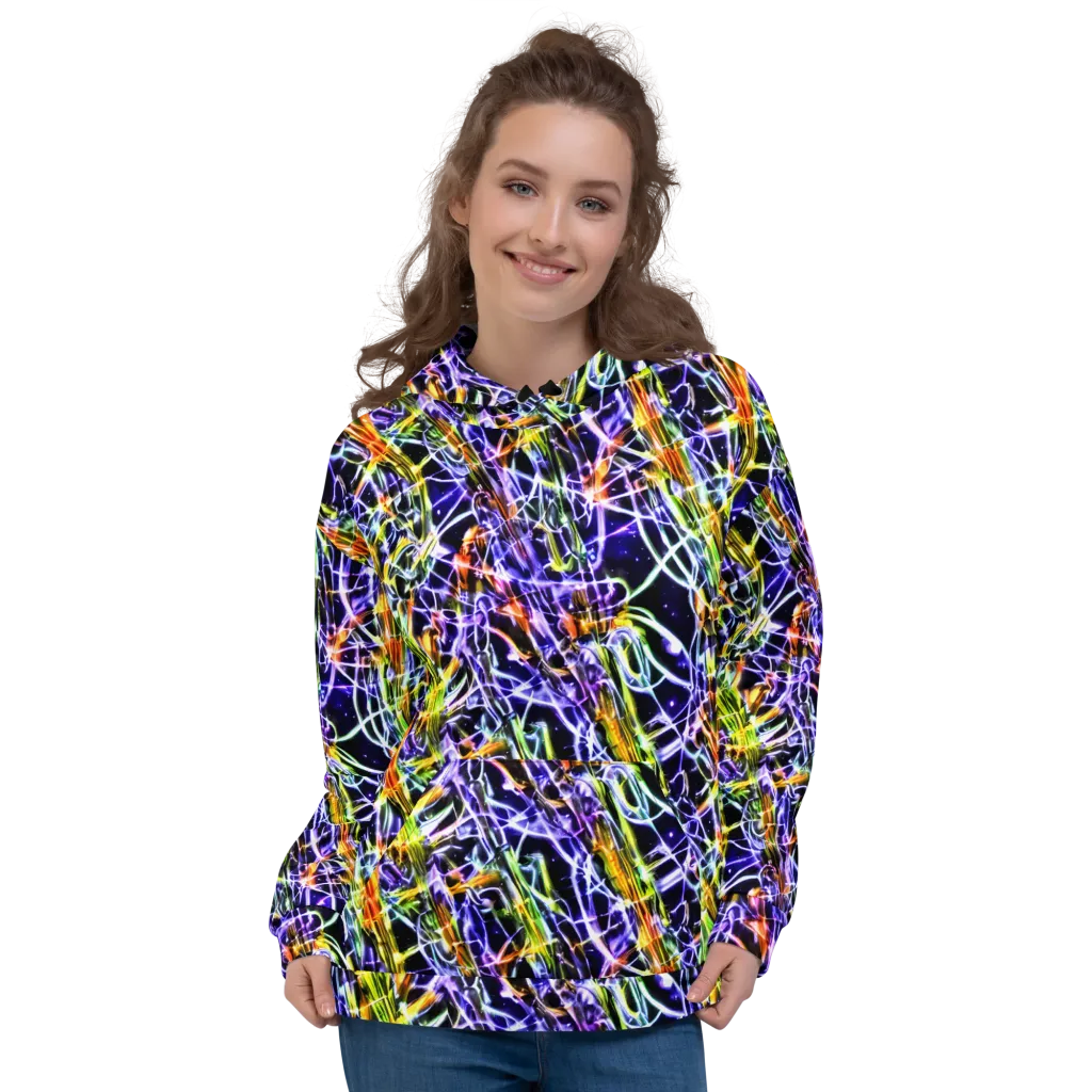 Luminous Shatter on Hoodie — Front