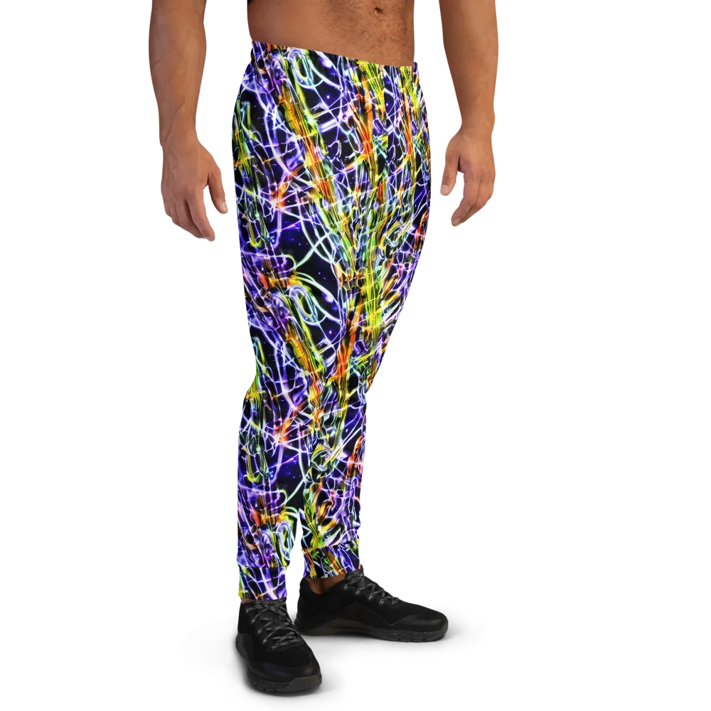 Luminous Shatter on Men's Joggers — Right