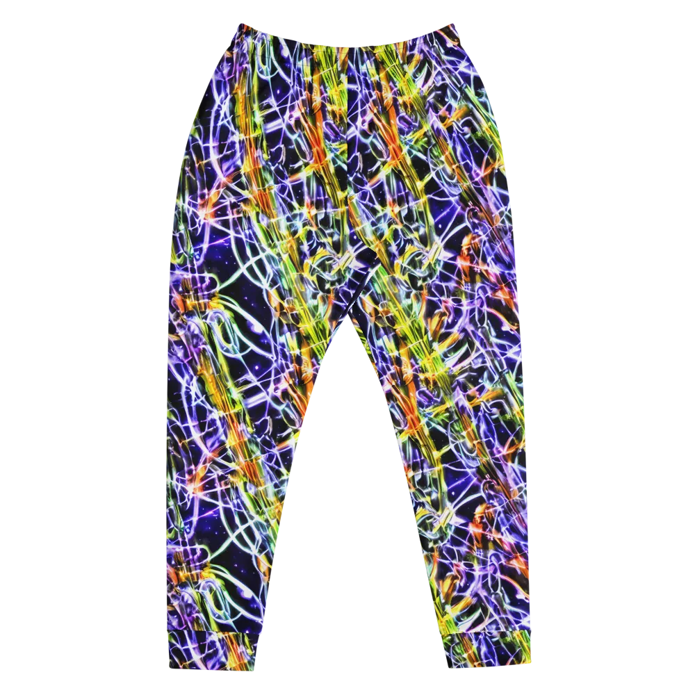 Luminous Shatter on Men's Joggers — Front
