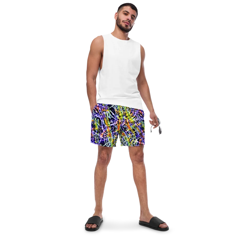 Luminous Shatter on Swim Trunks — Front