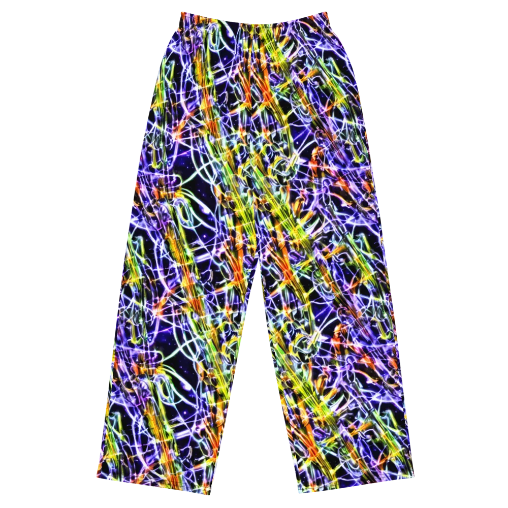 Luminous Shatter on Wide-Leg Pants — Front
