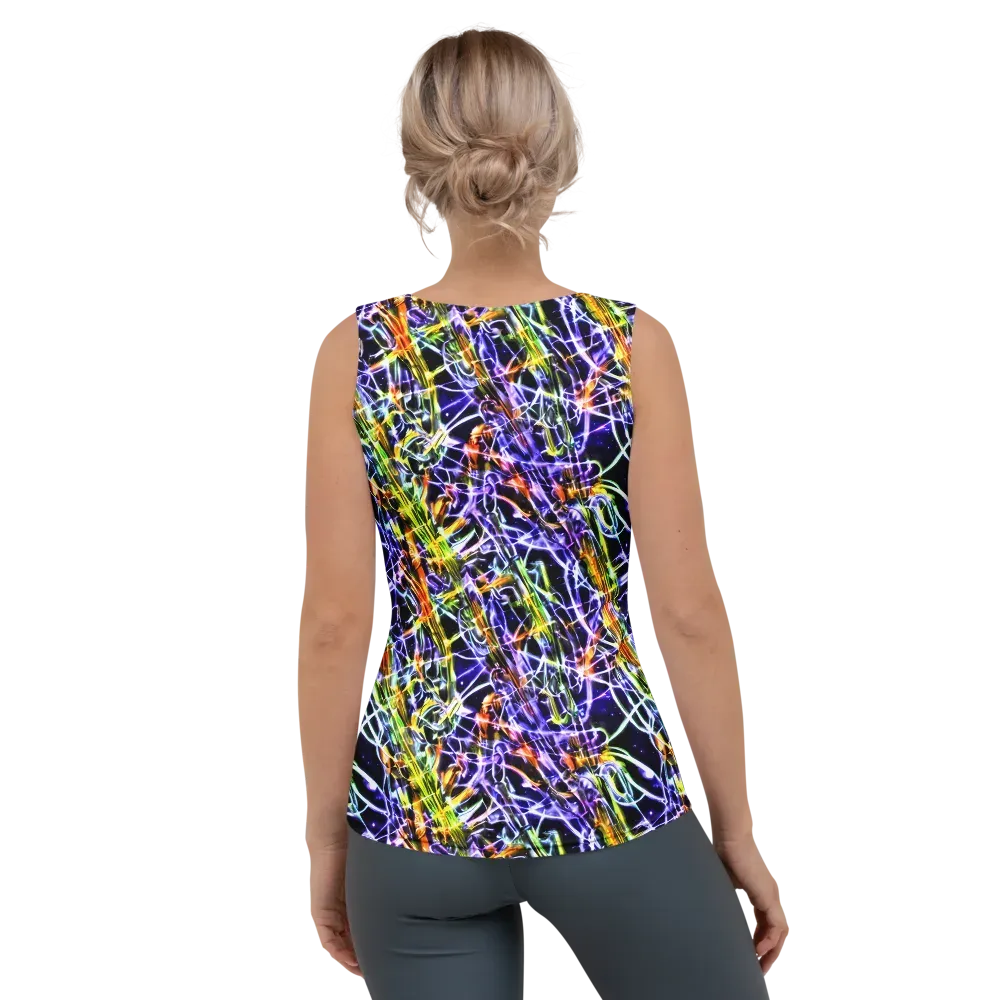 Luminous Shatter on Women's Tank Top — Back