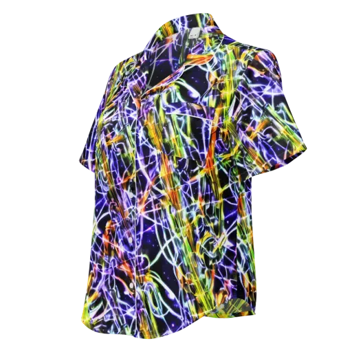 Luminous Shatter on a Women's Short Sleeve Pajama Top