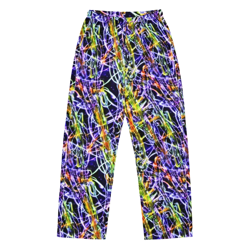Luminous Shatter on Women's Pajama Pants — Front