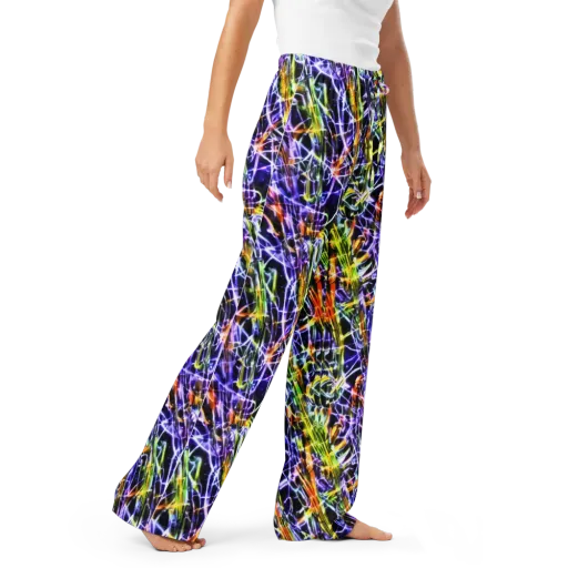 Luminous Shatter on a Women's Pajama Pants