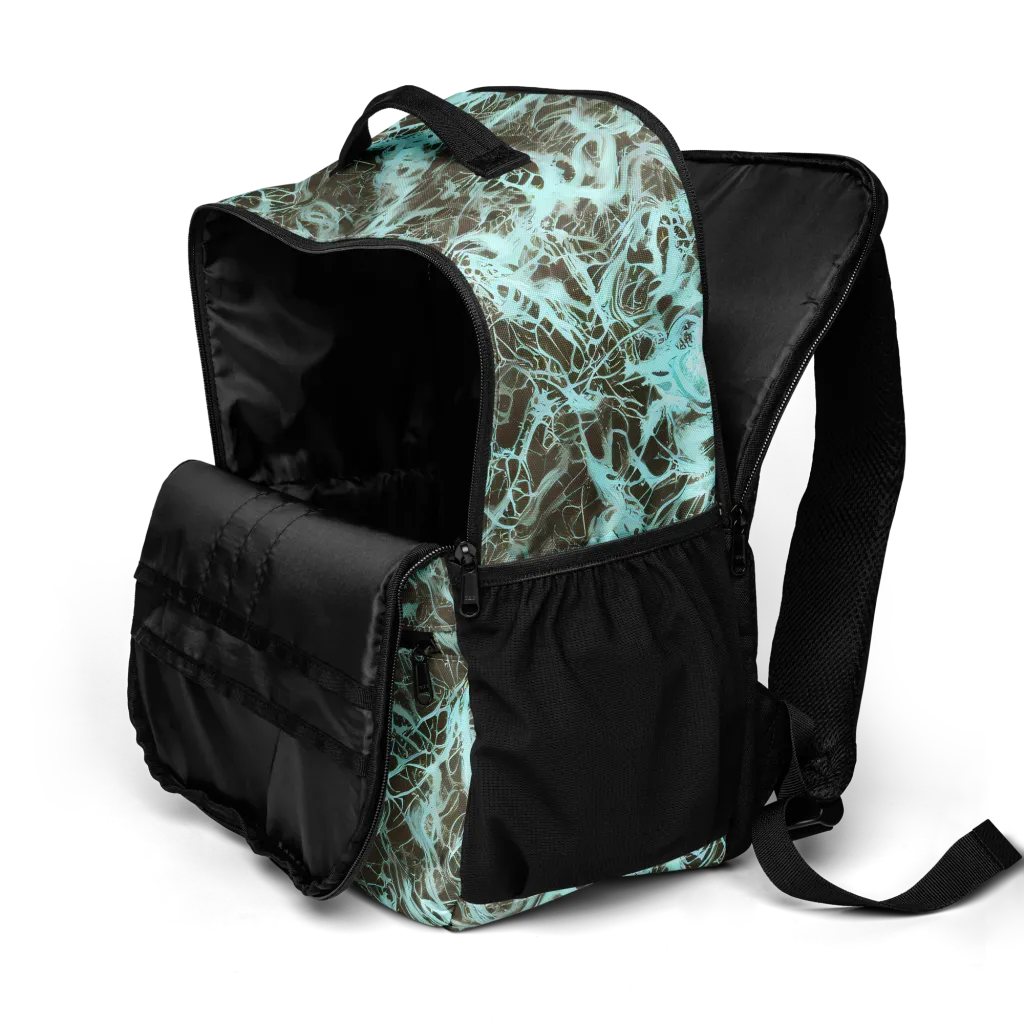 Aqua Vein on Utility Backpack — Product details 2