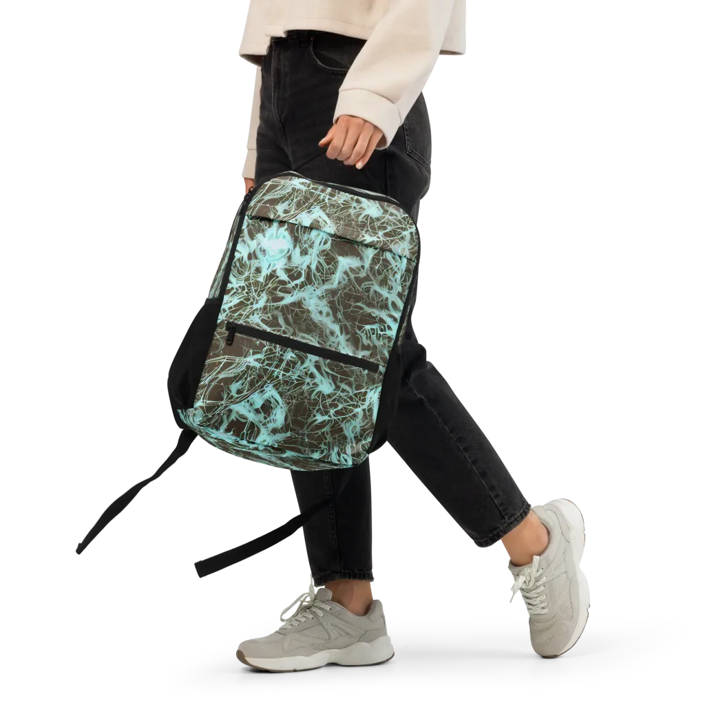 Aqua Vein on Utility Backpack — Front