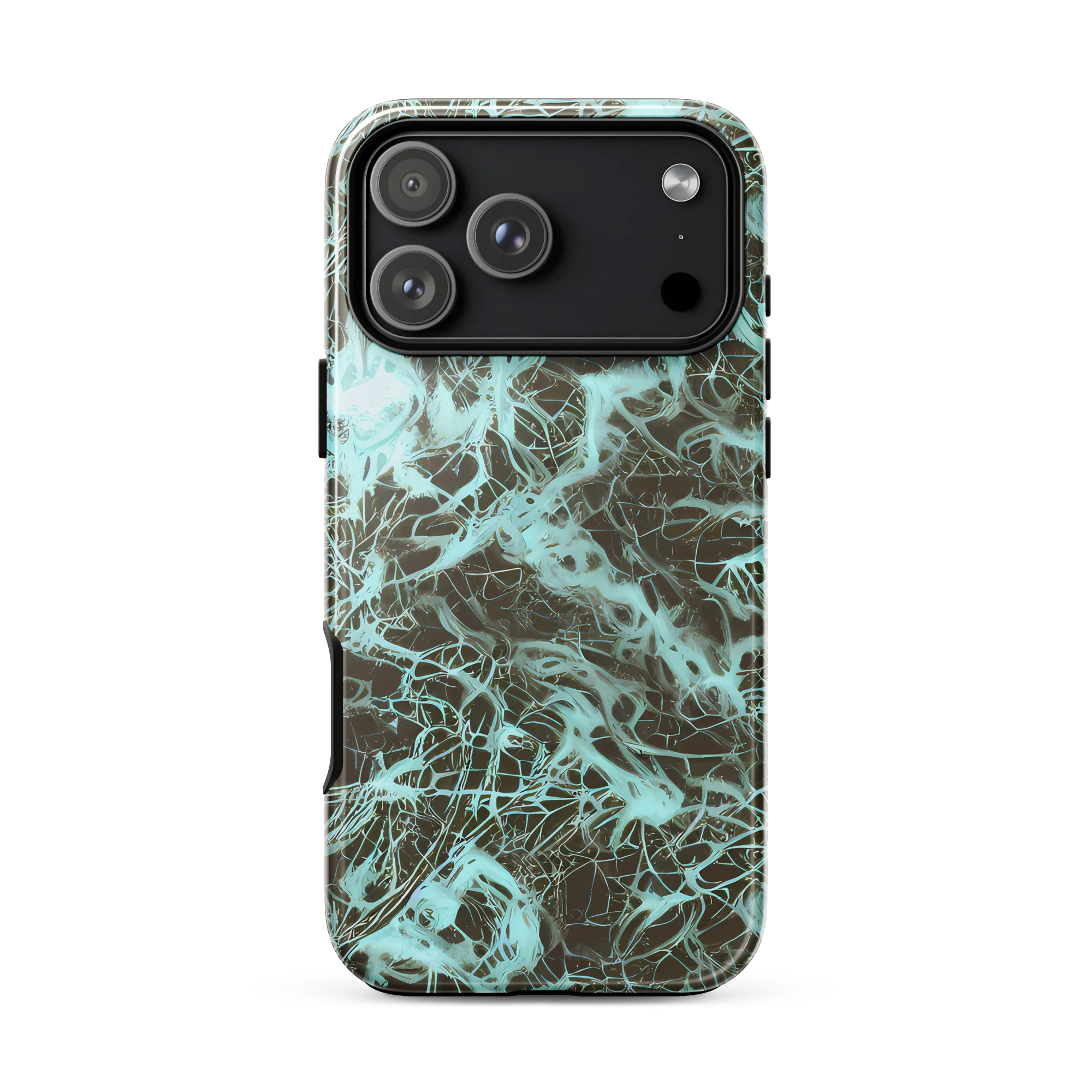 Aqua Vein on Tough Case for iPhone® — Front